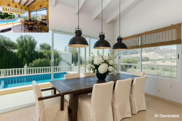 4 bed villas in Calpe
