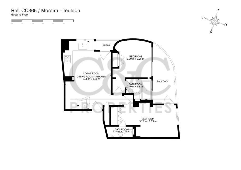 3 bed apartments - flats in Moraira