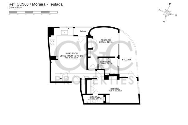 3 bed apartments - flats in Moraira