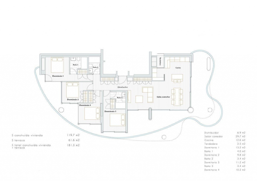 4 bed apartamento in Calpe / Calp