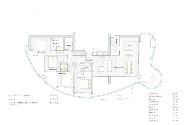 4 bed apartamento in Calpe / Calp