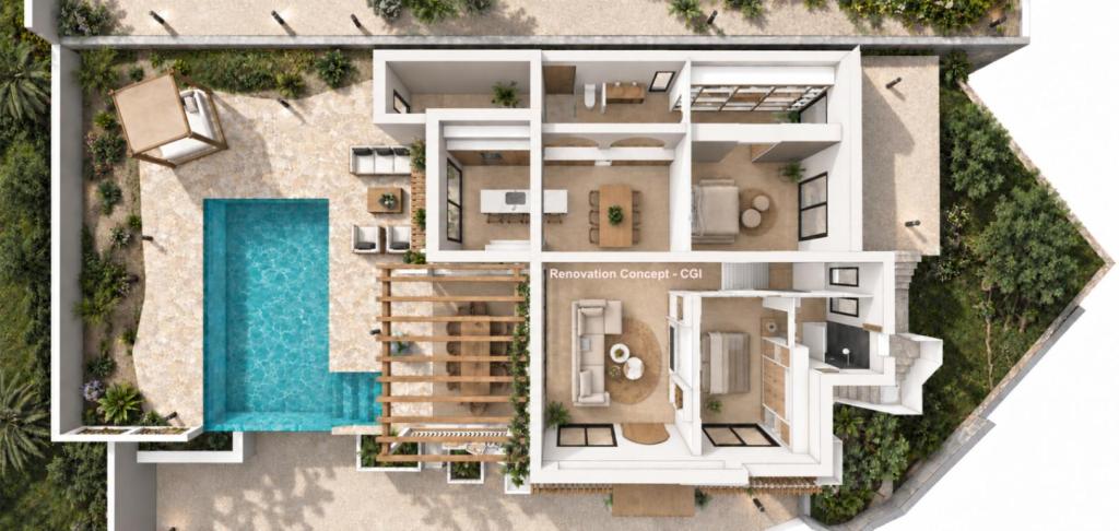 4 bed villa in Calpe