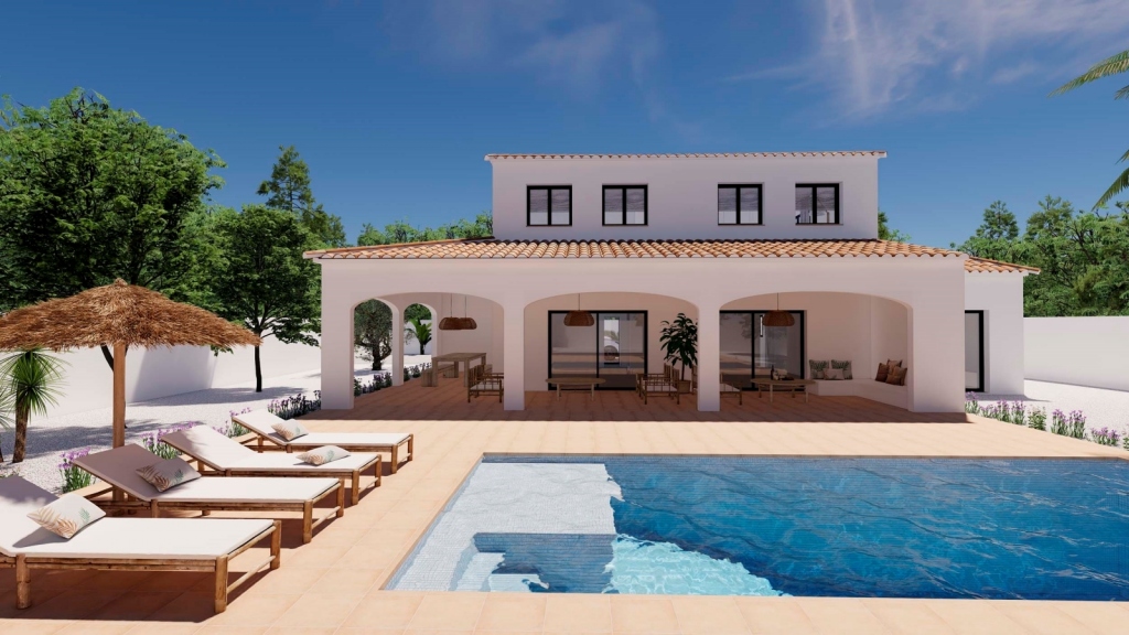 4 bed villa in Moraira