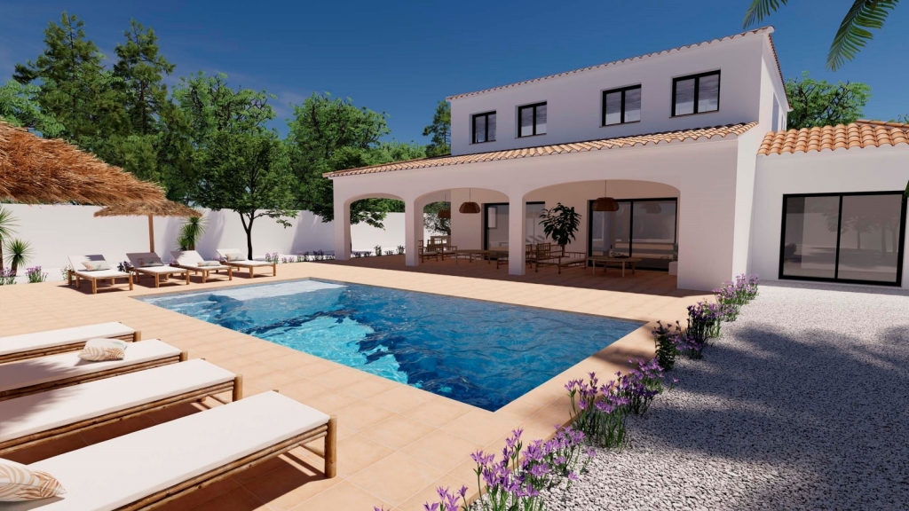 4 bed villa in Moraira