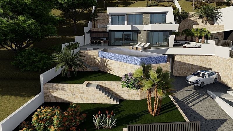 4 bed villas in Calpe