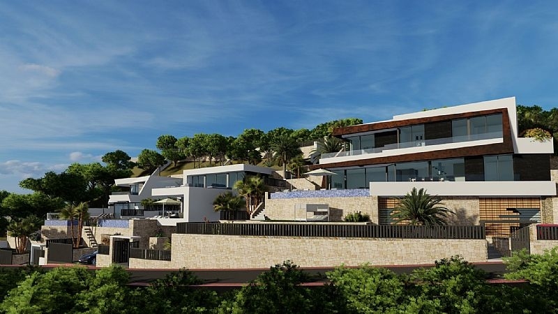 4 bed villas in Calpe