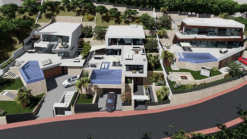 4 bed villas in Calpe