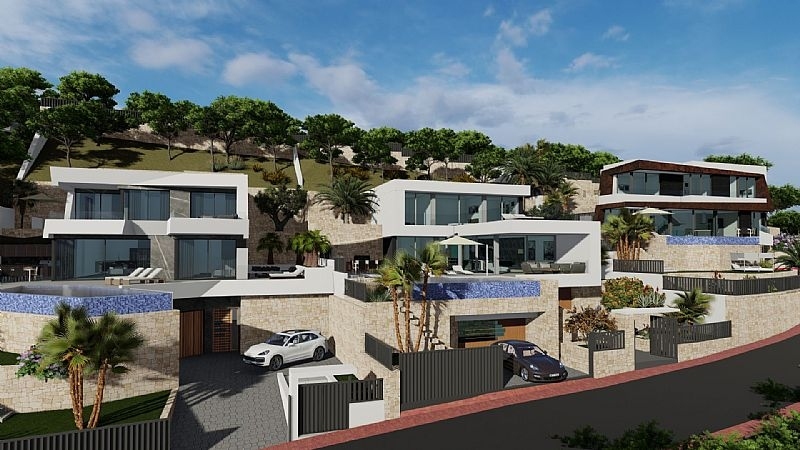 4 bed villas in Calpe