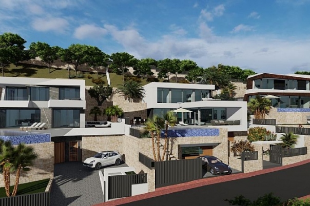 4 bed villas in Calpe