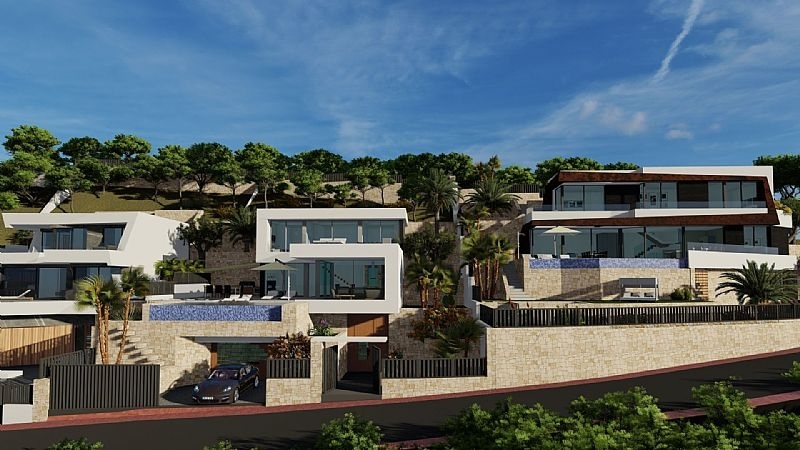 4 bed villas in Calpe