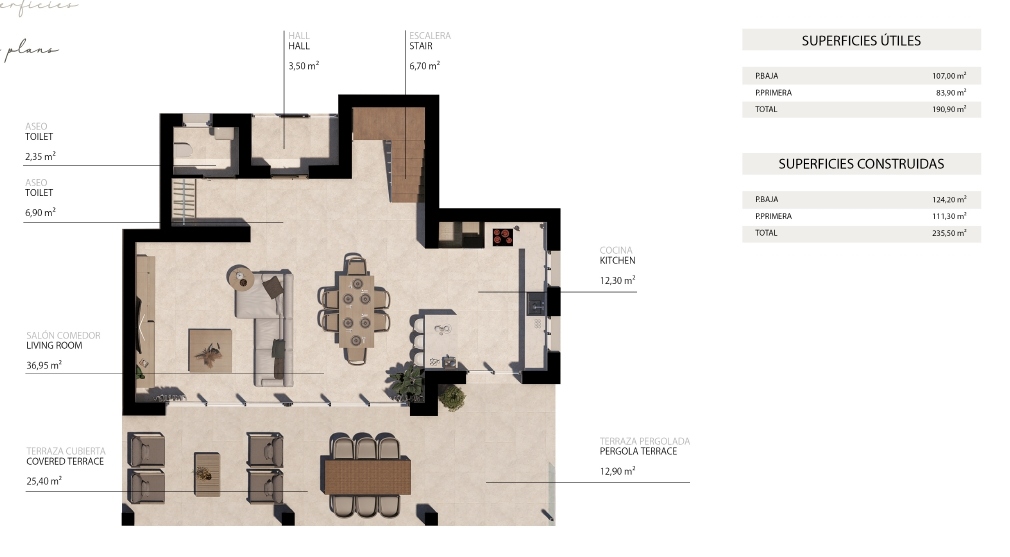 3 bed villa in Altea