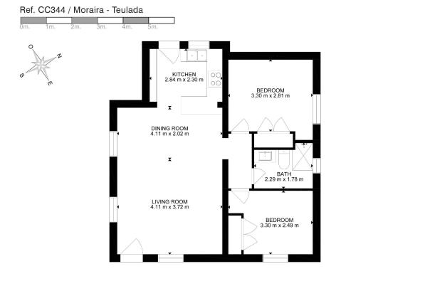 2 bed villas in Moraira