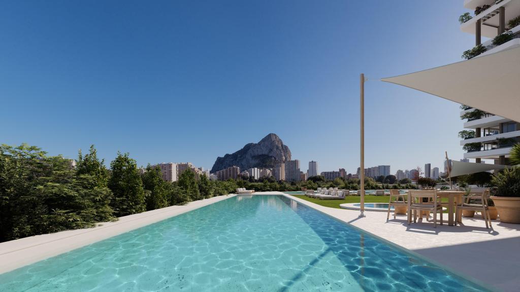 2 bed apartment in Calpe