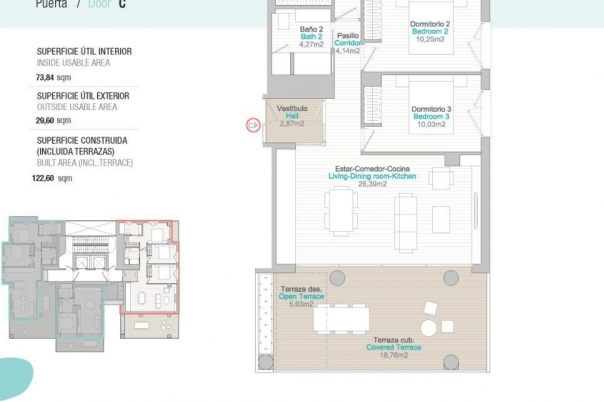 3 bed apartamento in Calpe / Calp