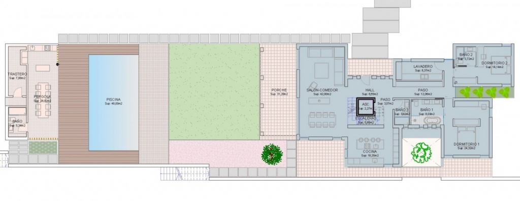 5 bed finca in Moraira