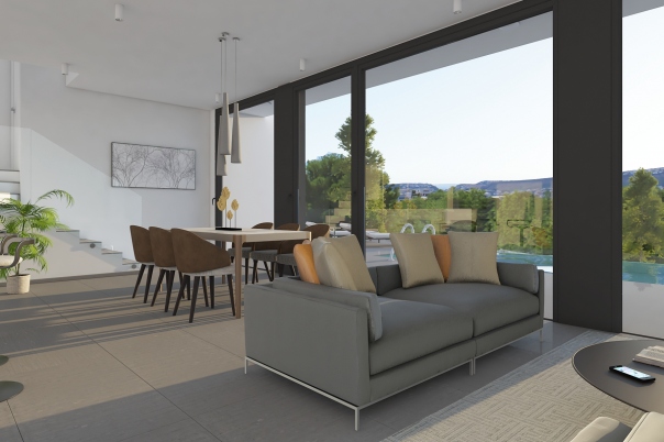 3 bed villas in Moraira