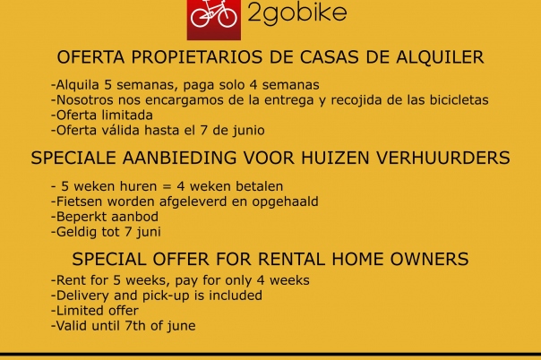2GoBike - Javea Bike Hire & E-Bike Rentals