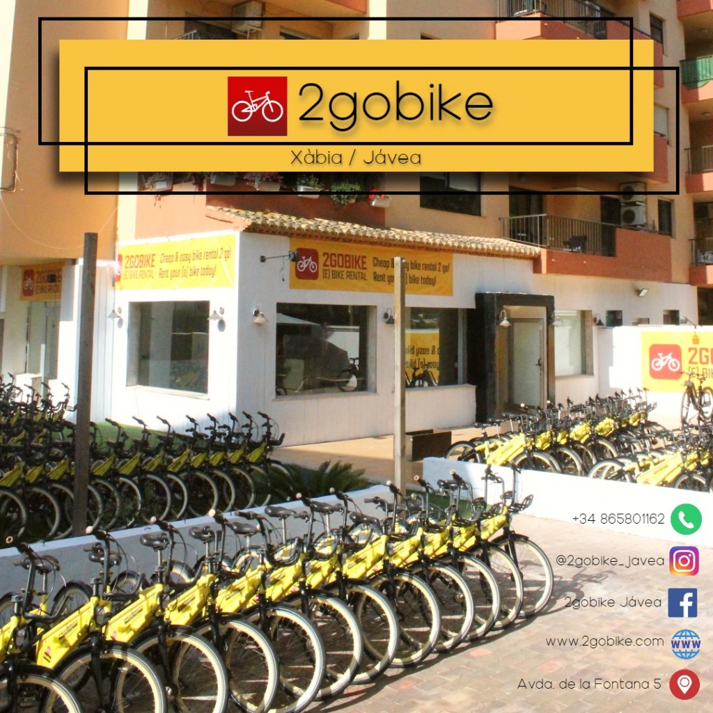 2GoBike - Javea Bike Hire & E-Bike Rentals