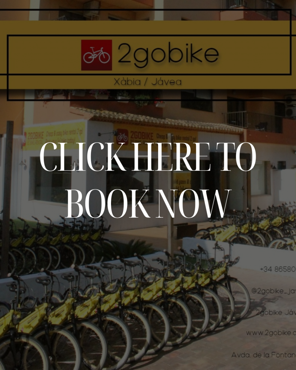 2GoBike - Javea Bike Hire & E-Bike Rentals