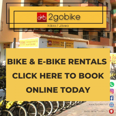 2GoBike - Javea Bike Hire & E-Bike Rentals