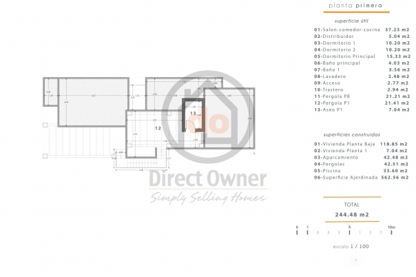 3 bed villa in Benissa