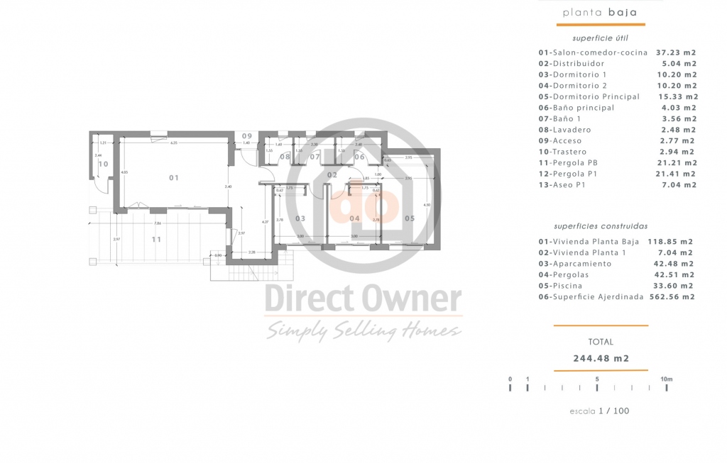 3 bed villa in Benissa