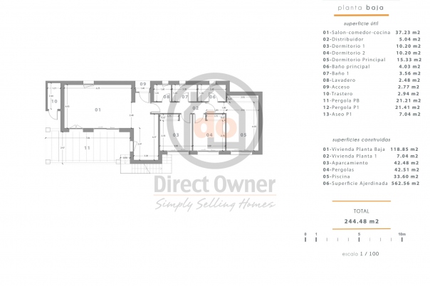 3 bed villa in Benissa