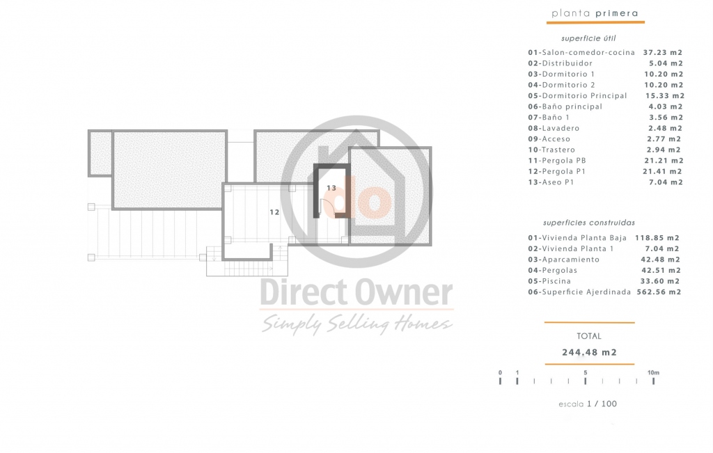 3 bed villa in Benissa