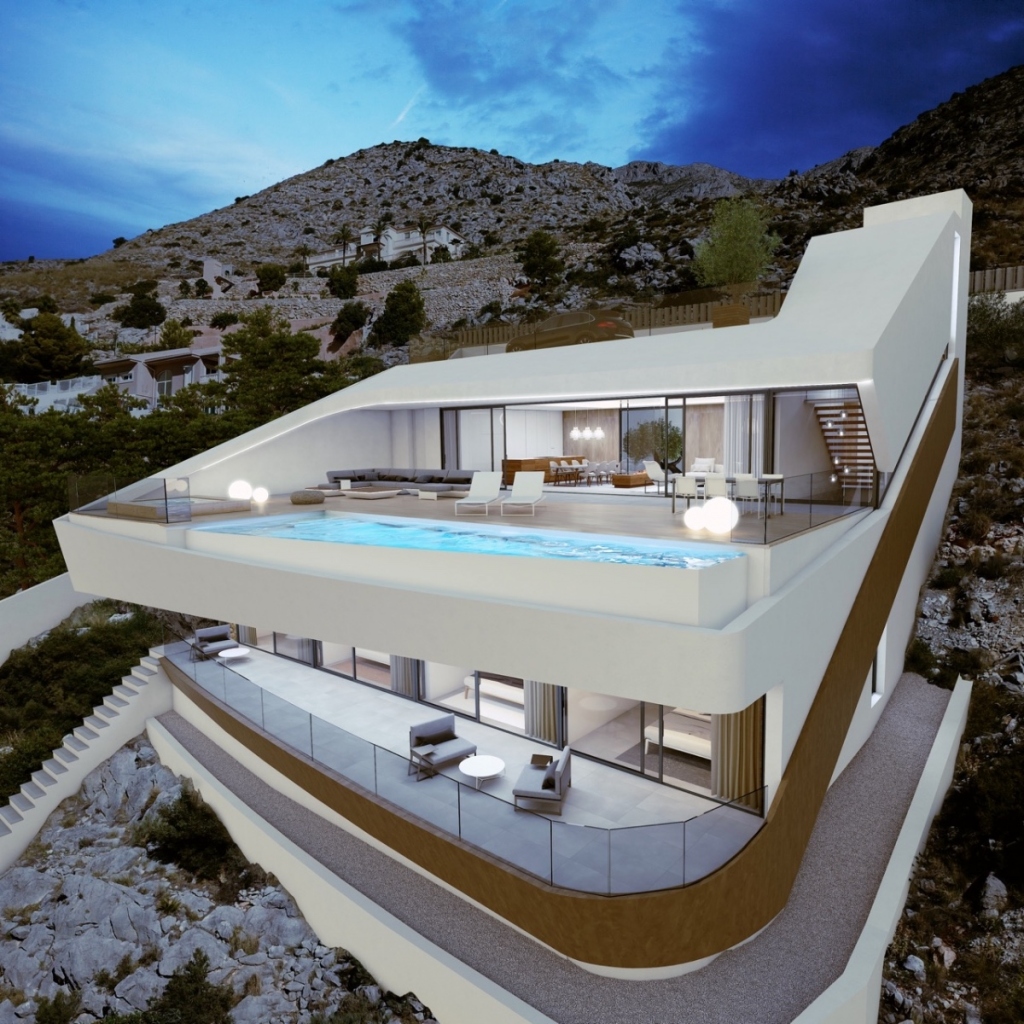 4 bed villas in Altea