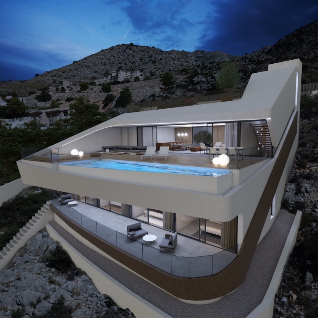 4 bed villas in Altea