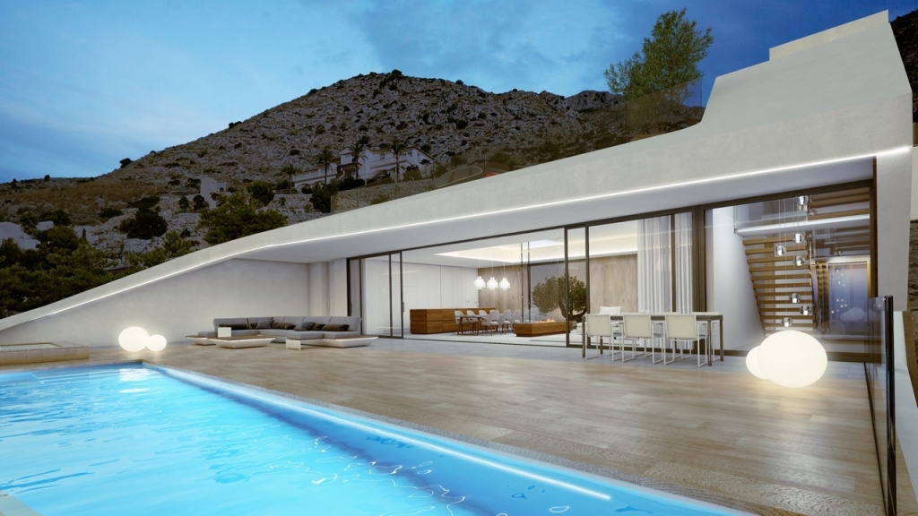 4 bed villas in Altea