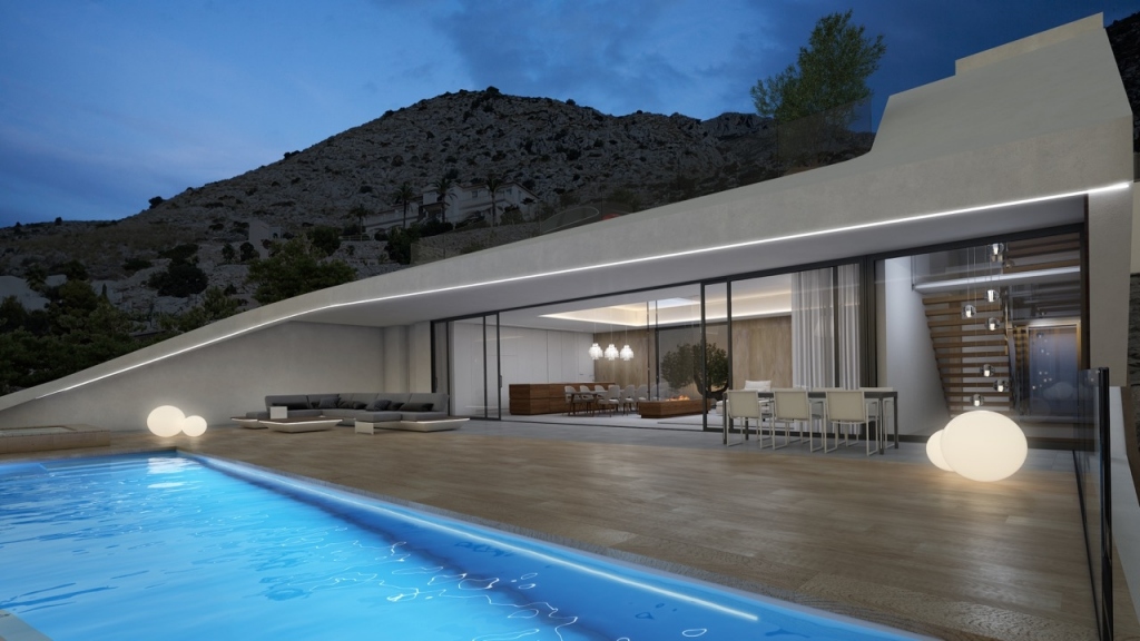 4 bed villas in Altea