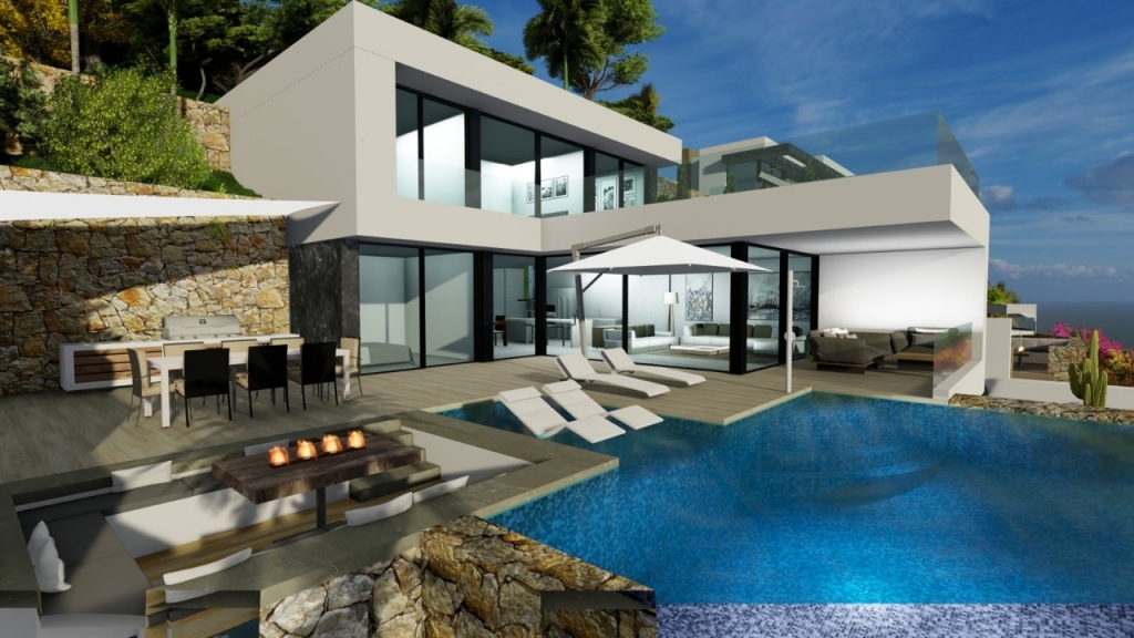 4 bed villa in Calpe