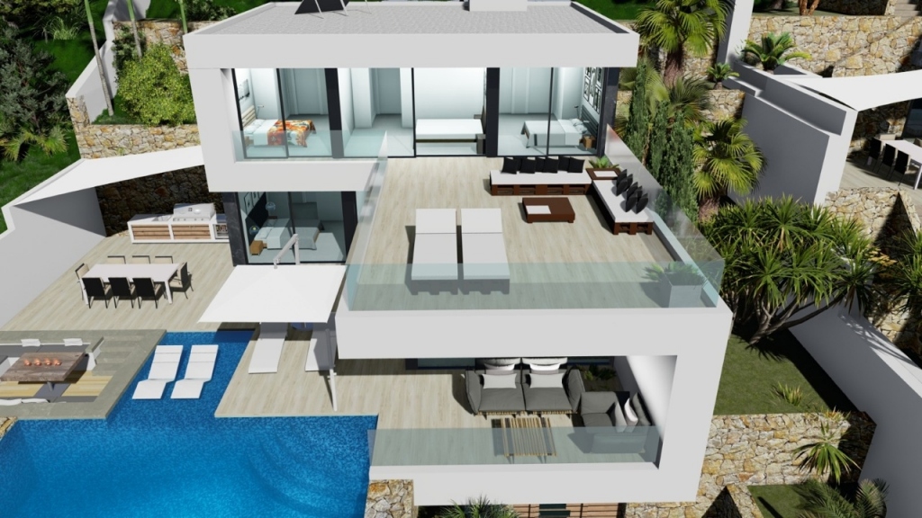 4 bed villa in Calpe