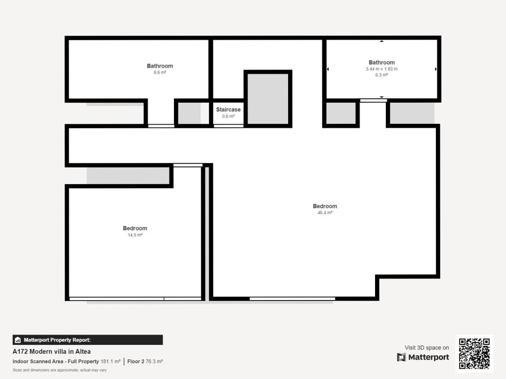 3 bed villa in Altea