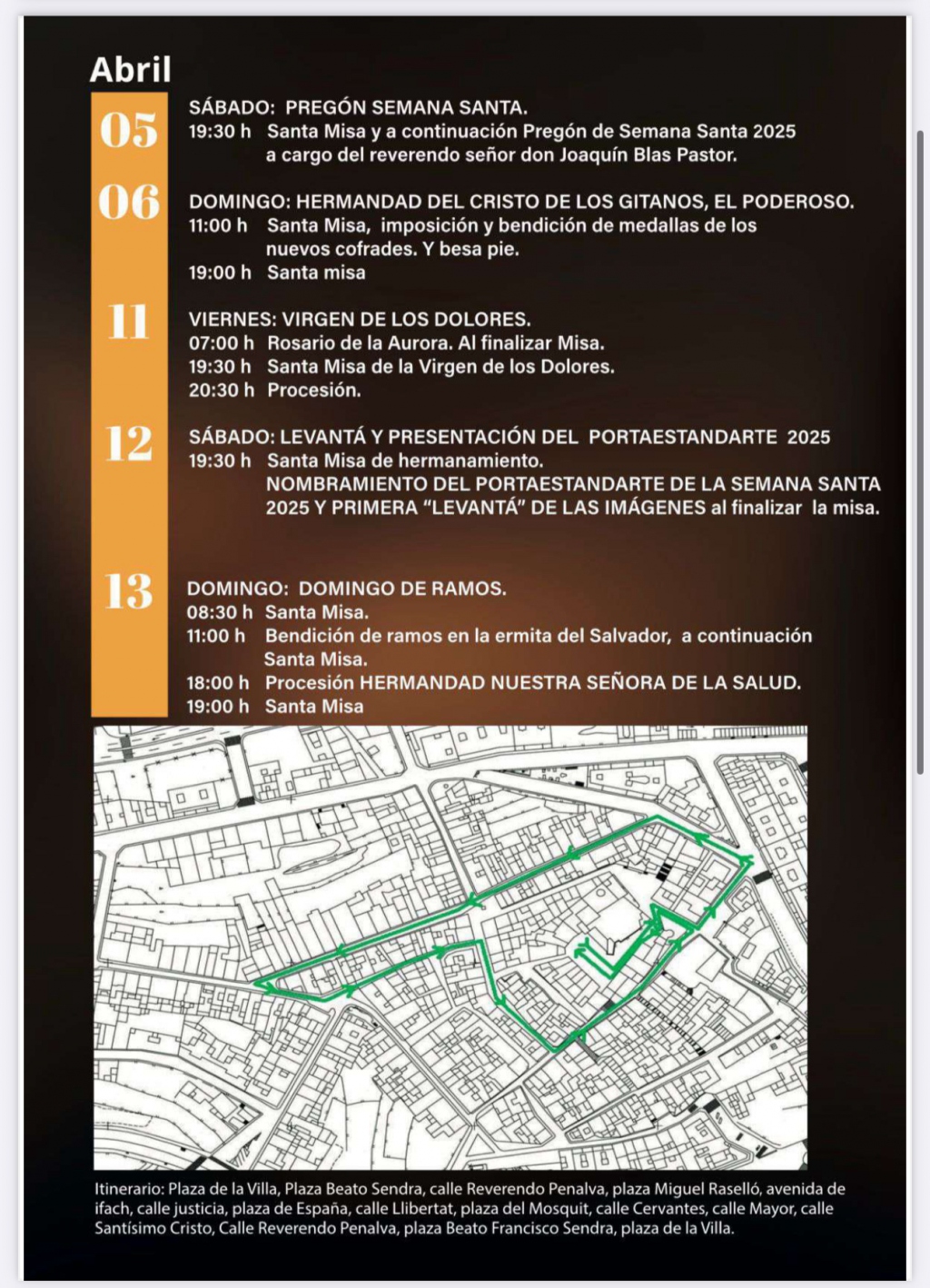 Fiestas in Calpe: "Semana Santa" (Easter 2026)