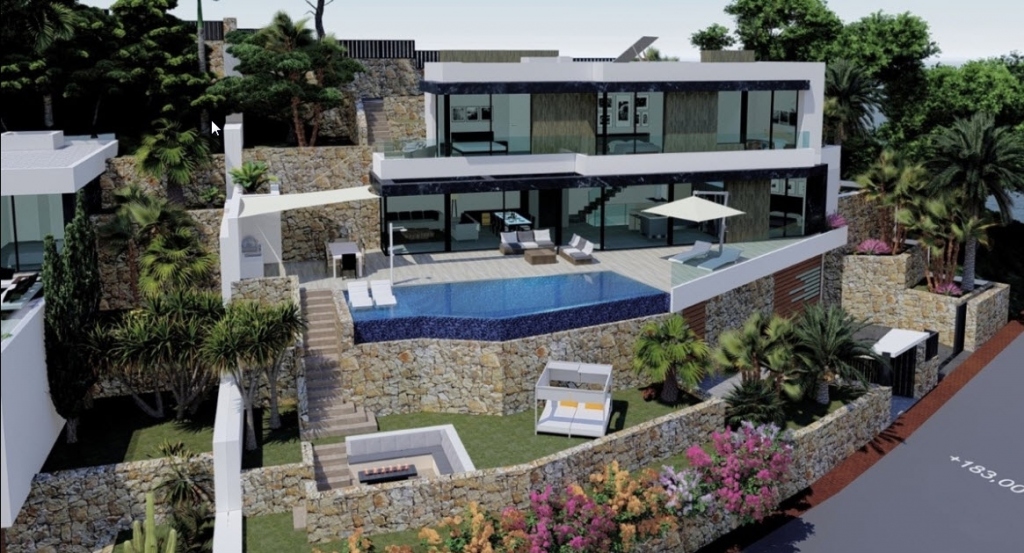 4 bed villa in Calpe
