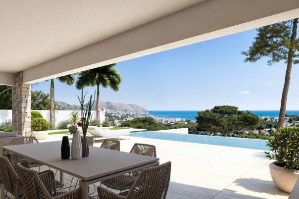 4 bed villa de lujo in Moraira