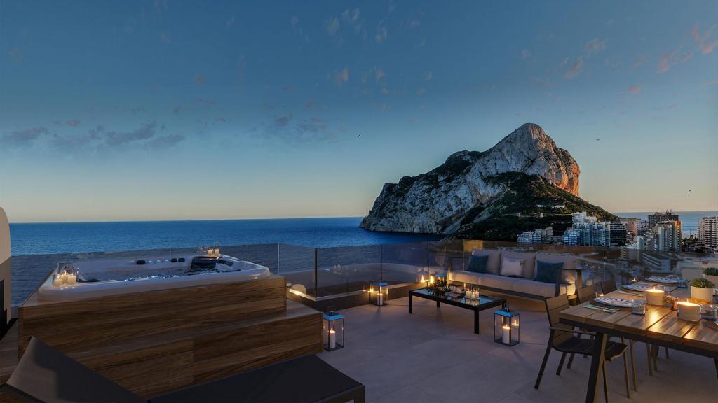2 bed apartment in Calpe
