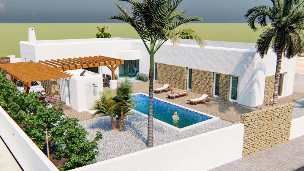 3 bed villa in Polop