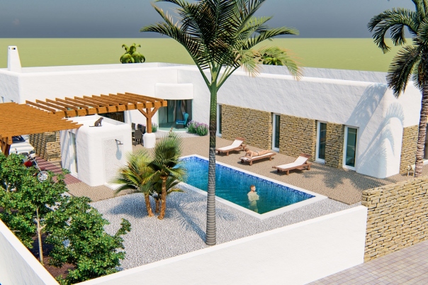 3 bed villa in Polop