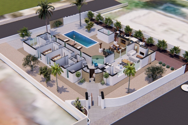 3 bed villa in Polop