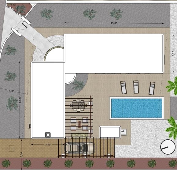 3 bed villa in Polop