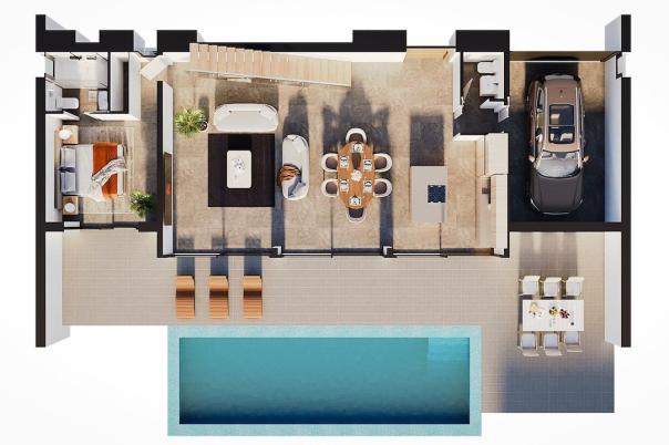 3 bed villas in Calpe