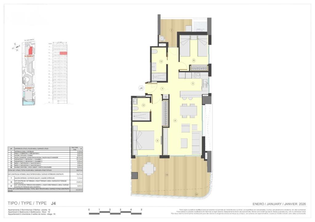 2 bed apartment/flat in Calpe