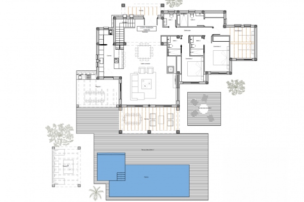 4 bed villa in Teulada
