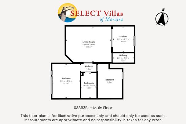 2 bed villa in Benitachell