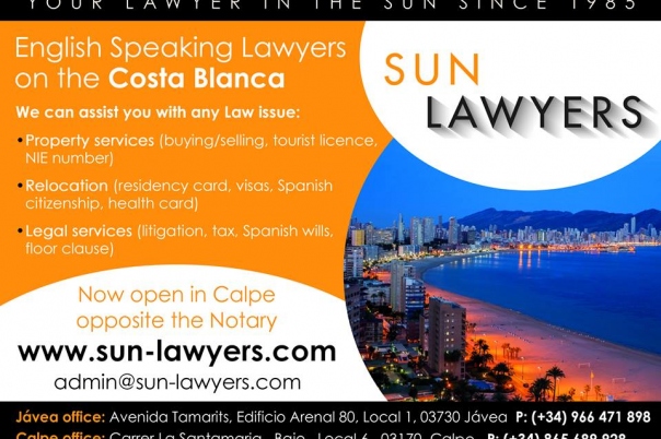 Sun Lawyers - English speaking Lawyers Costa Blanca