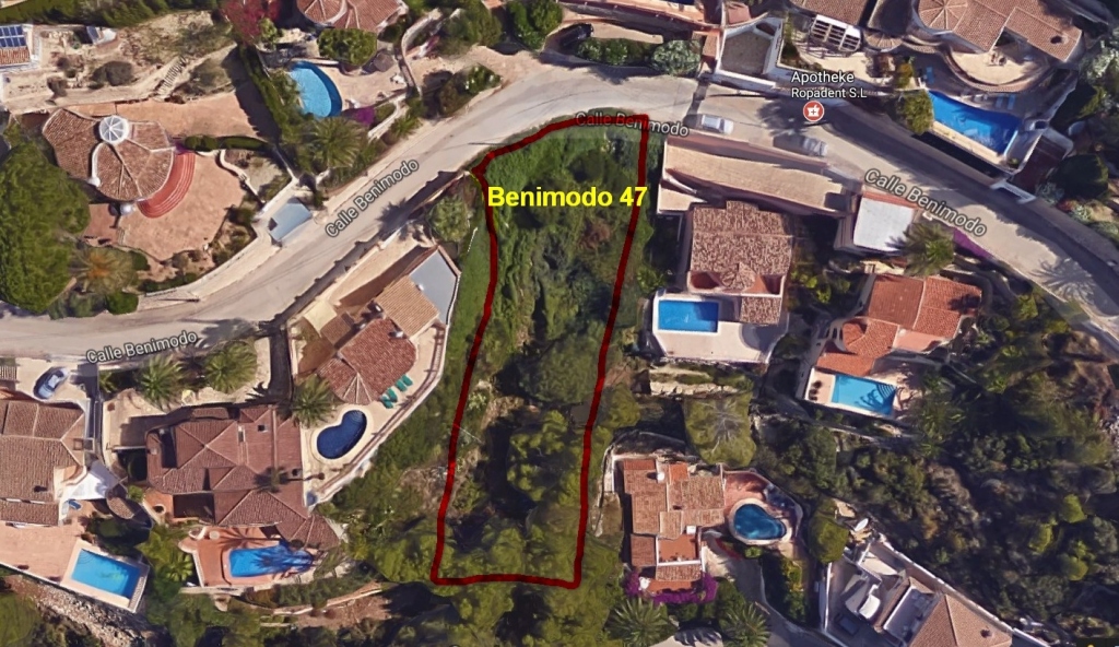 plot in Moraira