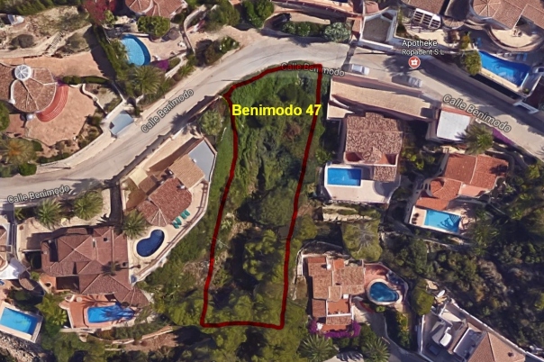 plot in Moraira